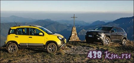 Сравнение Fiat Panda Gross и Jeep Cherokee Trailhawk